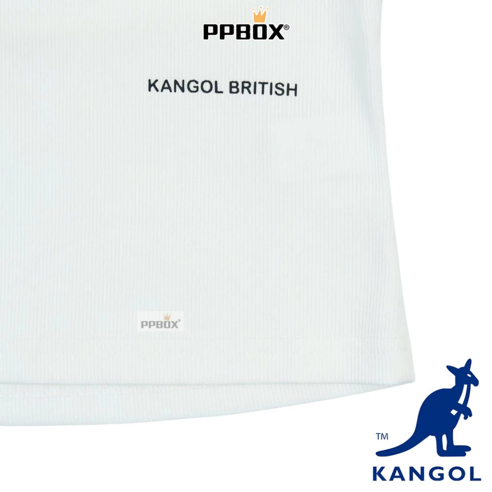 KANGOL 露背 鏤空 修身短T系列 衣服-細節圖4