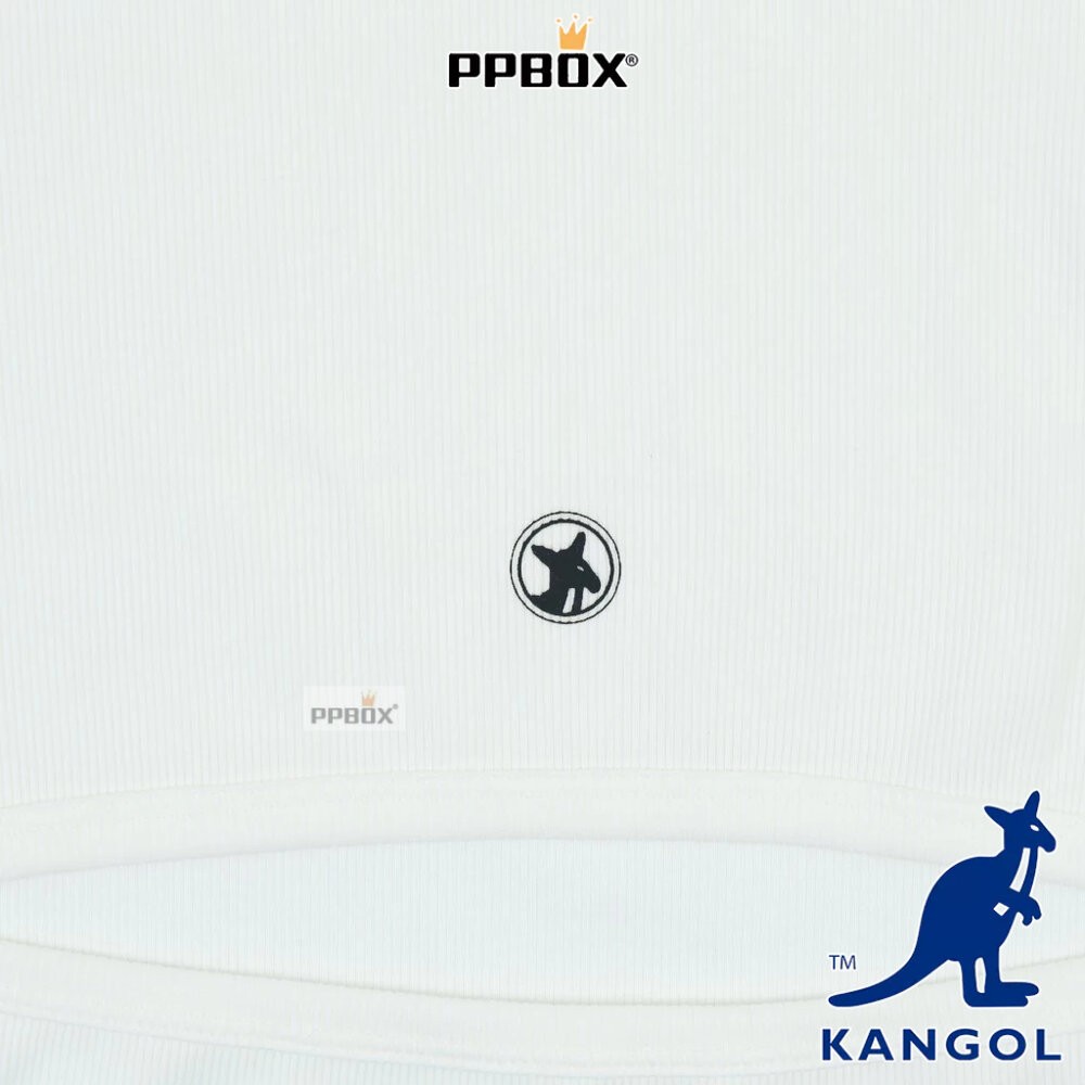 KANGOL 露背 鏤空 修身短T系列 衣服-細節圖5