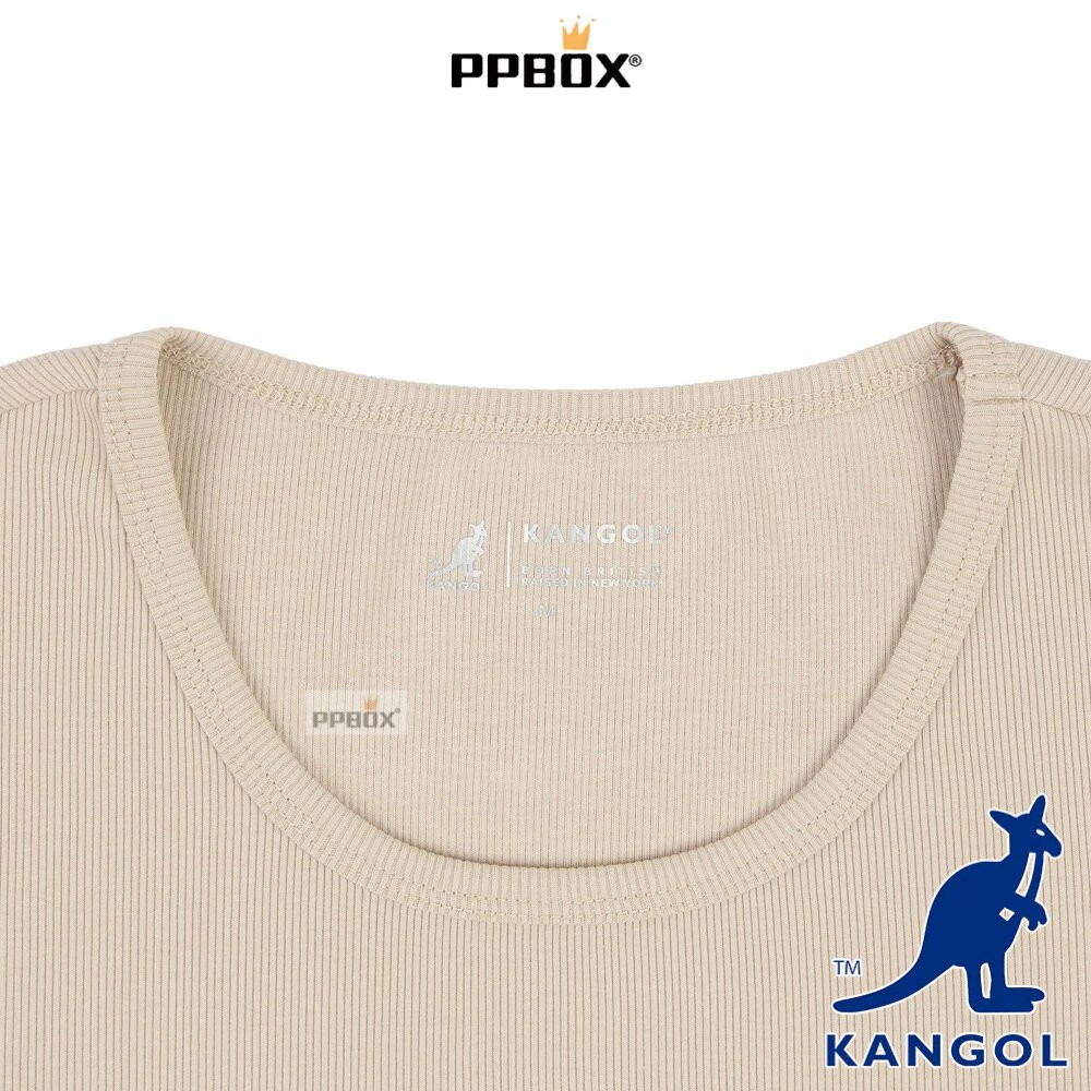 KANGOL 露背 鏤空 修身短T系列 衣服-細節圖6