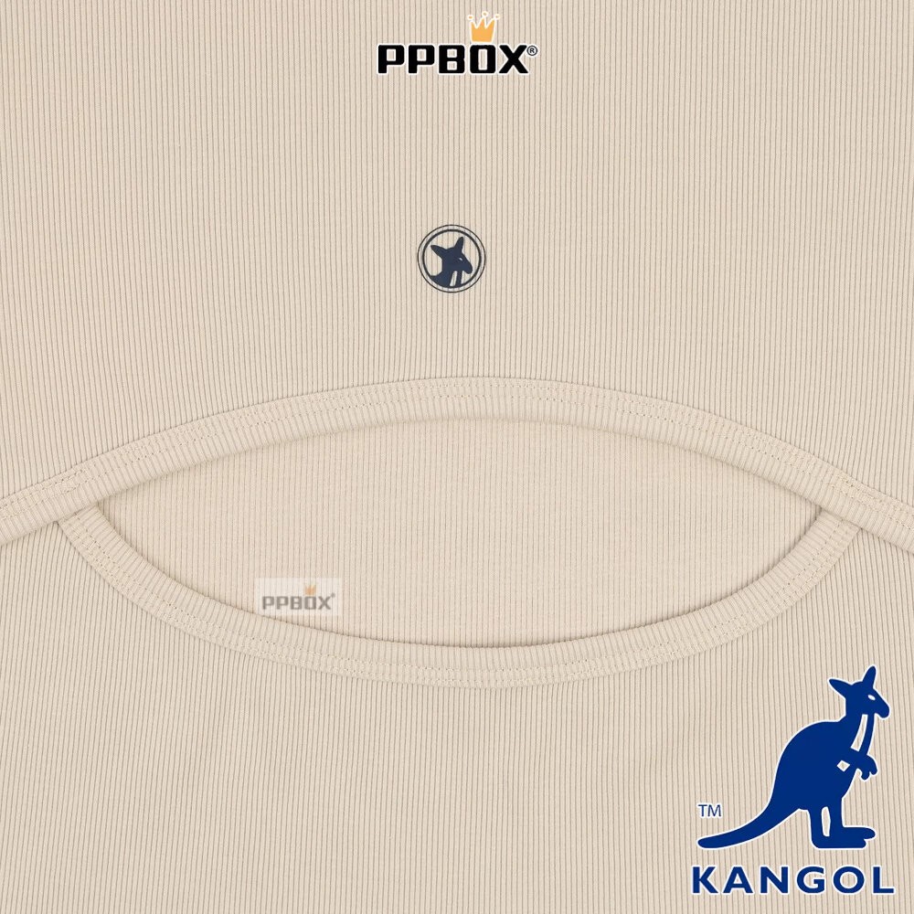 KANGOL 露背 鏤空 修身短T系列 衣服-細節圖7