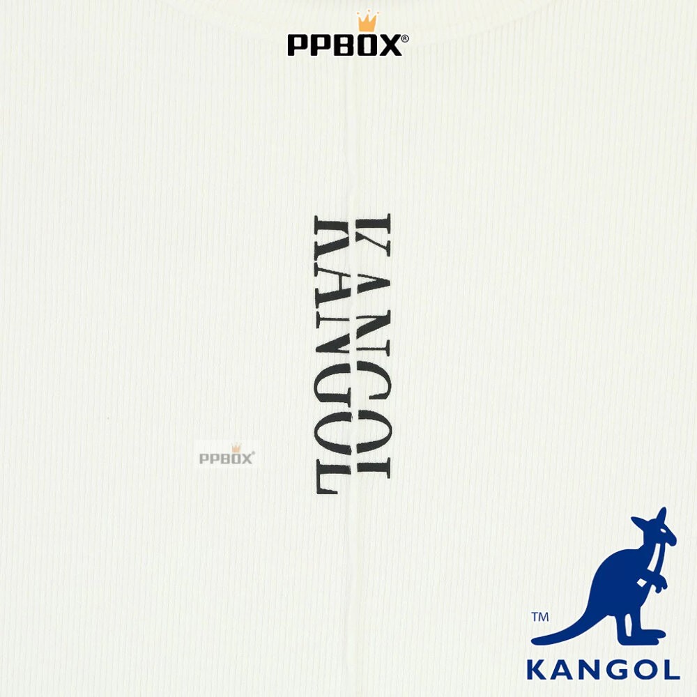 KANGOL 露背 鏤空 修身短T系列 衣服-細節圖11