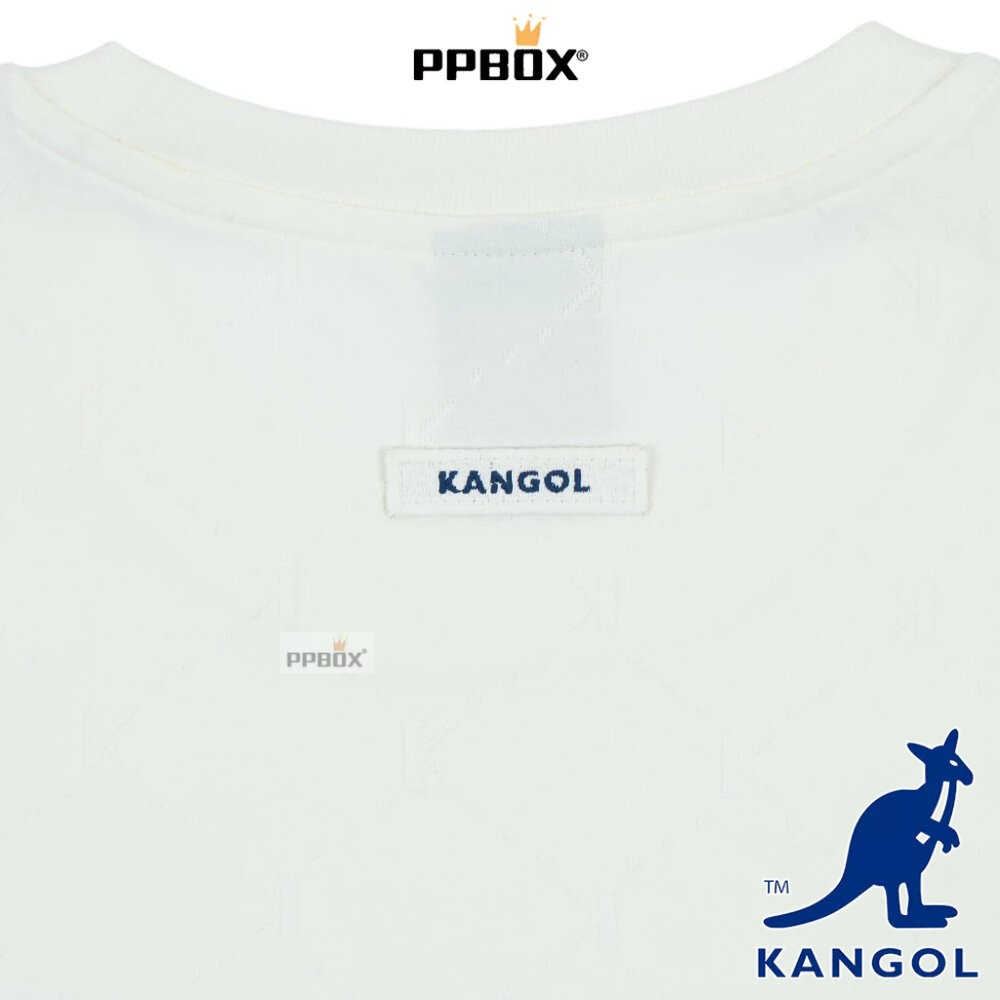 KANGOL 超涼感 滿版緹花短T 衣服 [66221001]-細節圖3