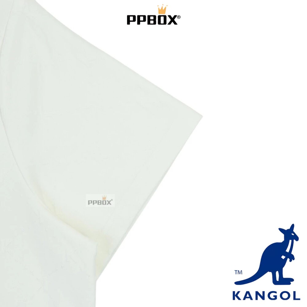 KANGOL 超涼感 滿版緹花短T 衣服 [66221001]-細節圖5