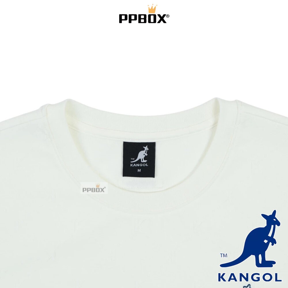 KANGOL 超涼感 滿版緹花短T 衣服 [66221001]-細節圖6