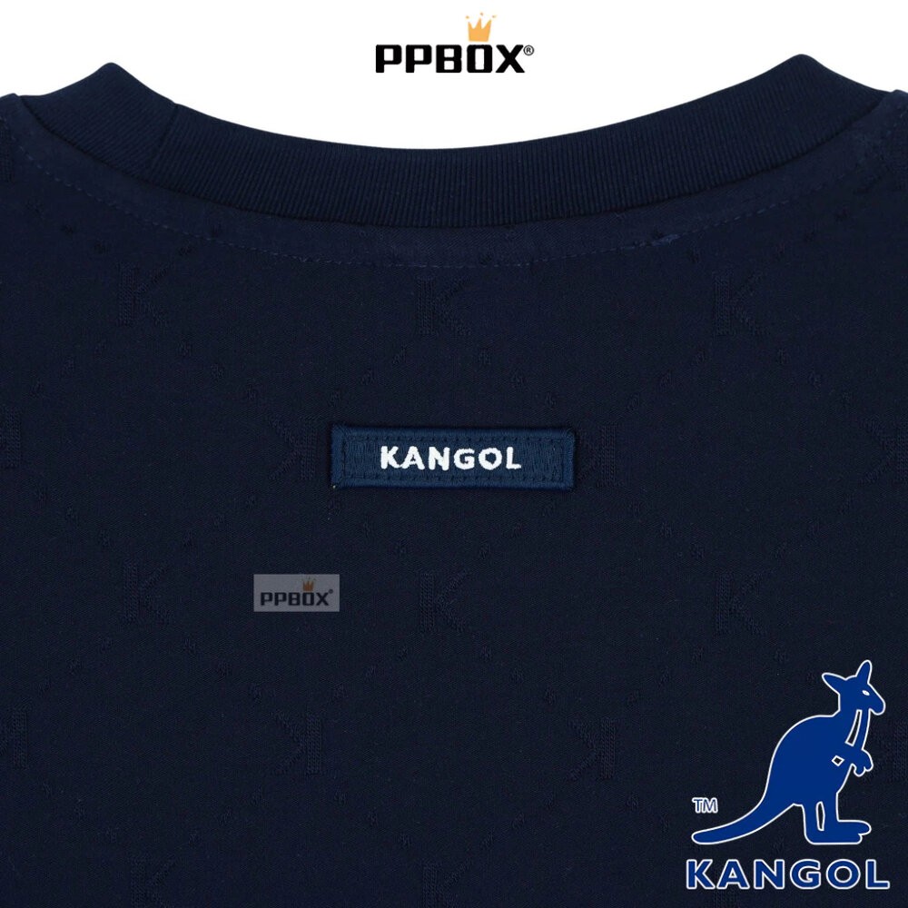 KANGOL 超涼感 滿版緹花短T 衣服 [66221001]-細節圖7