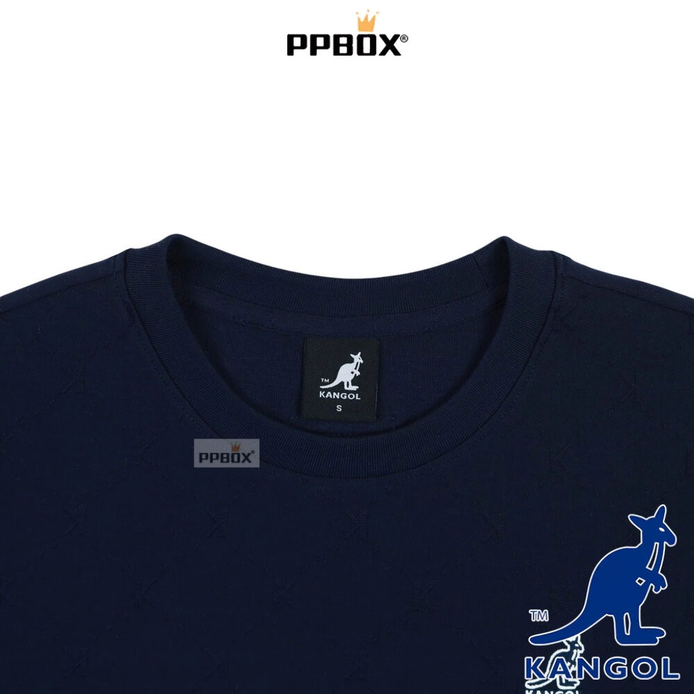 KANGOL 超涼感 滿版緹花短T 衣服 [66221001]-細節圖10