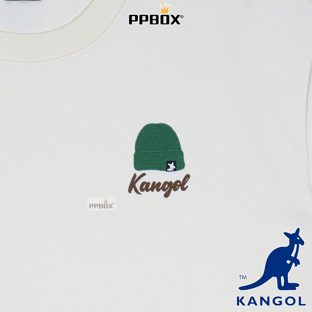 KANGOL 小毛帽LOGO 短T 衣服【65258051】-細節圖4