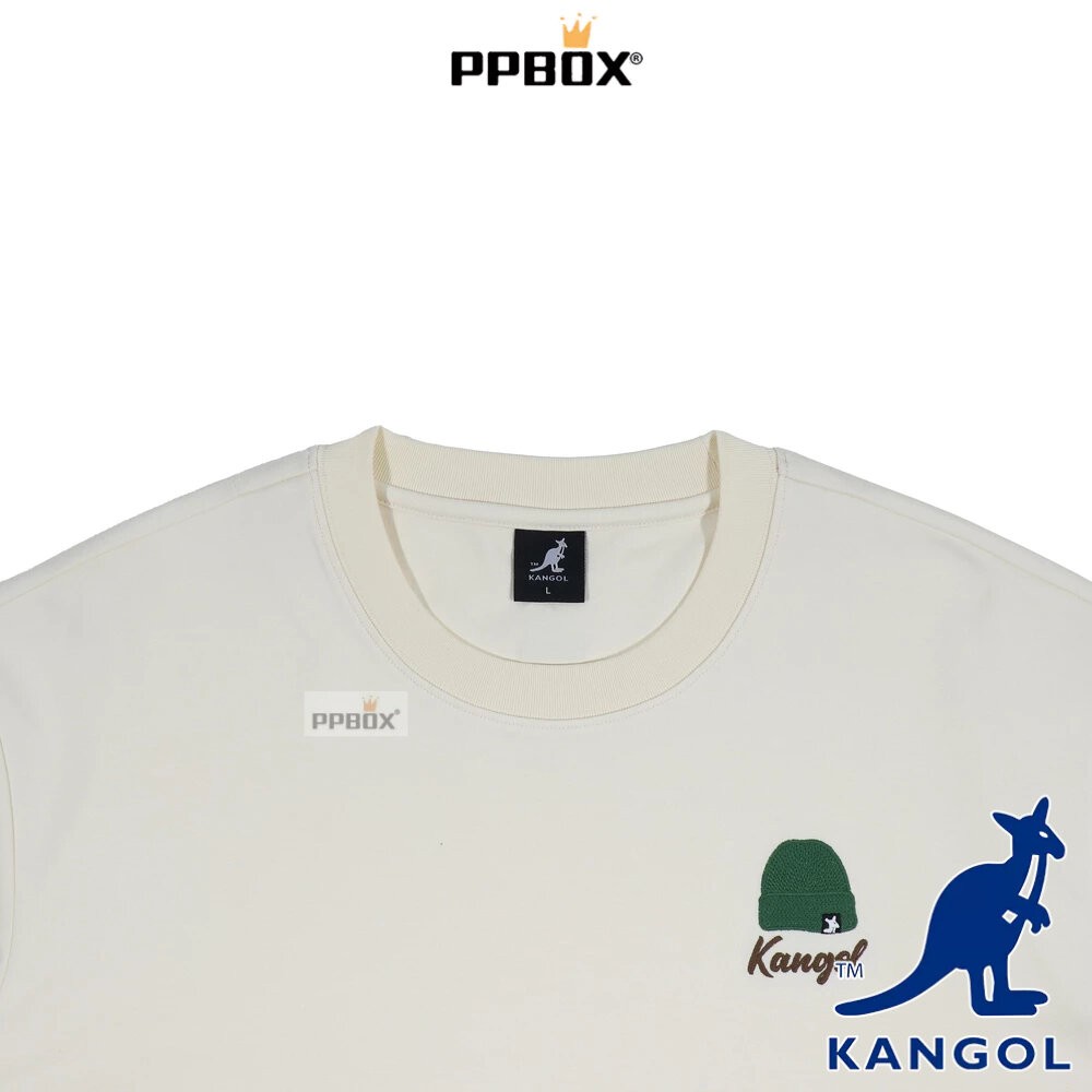 KANGOL 小毛帽LOGO 短T 衣服【65258051】-細節圖5
