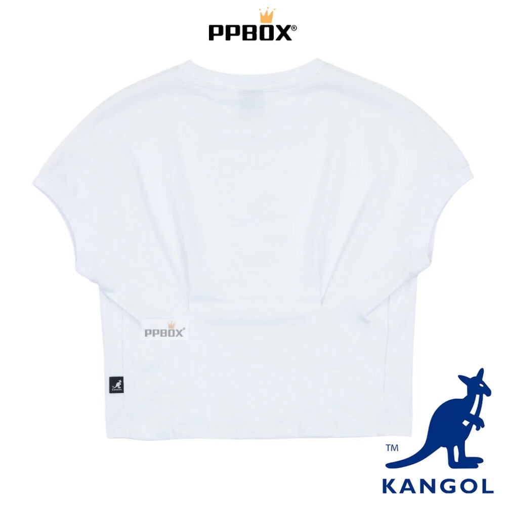 KANGOL 迷你袖文字短T 衣服 [66221003]-細節圖4
