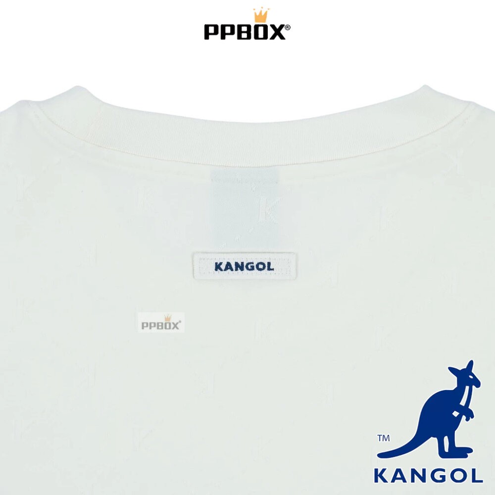 KANGOL 緹花 素短T 衣服 [66251017]-細節圖3