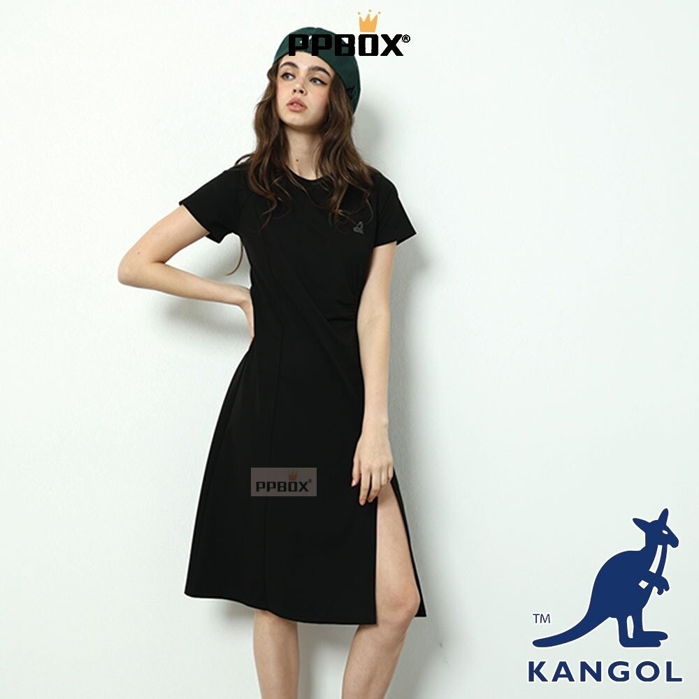 KANGOL 修身開岔 洋裝 衣服 [66221582]-細節圖4