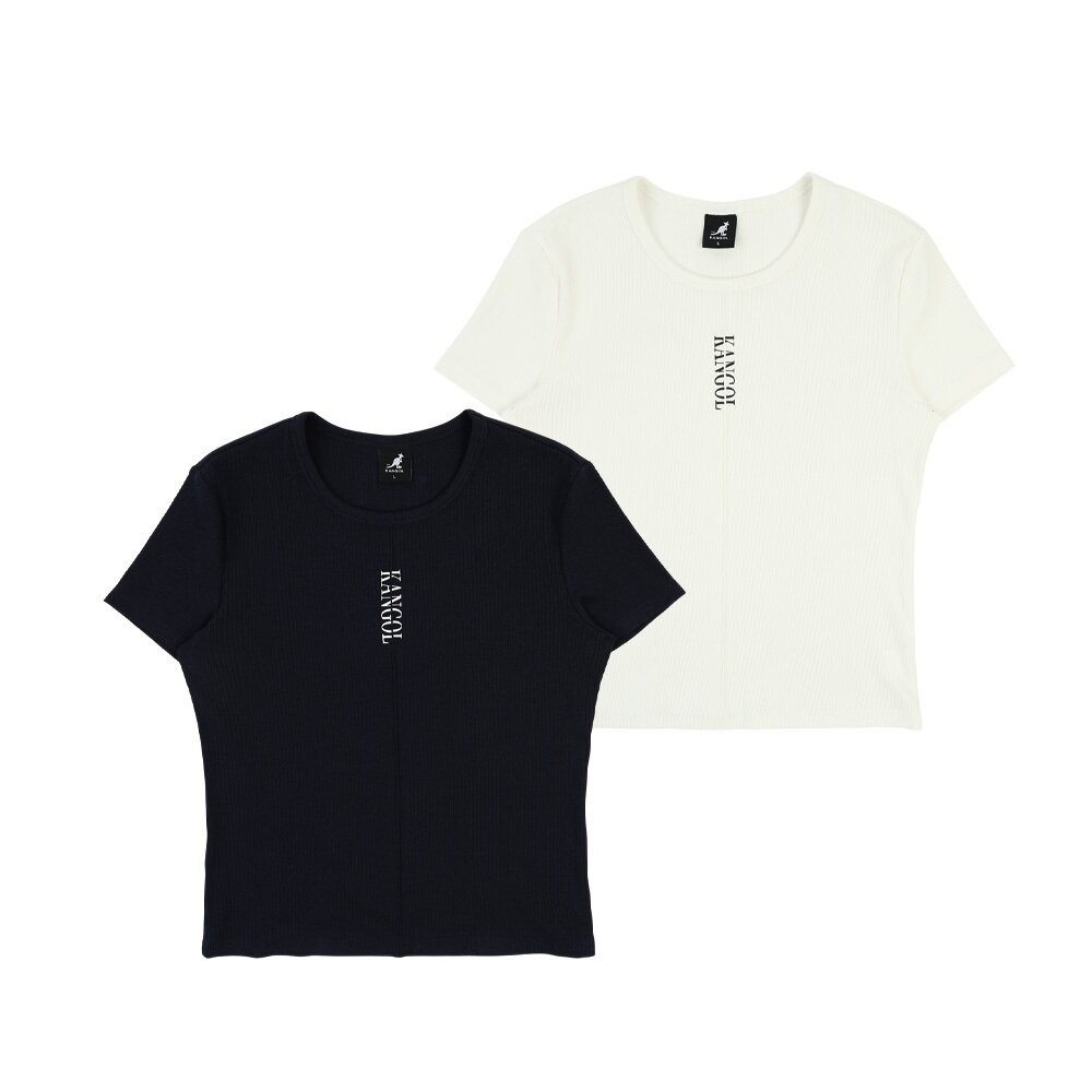 KANGOL 簡約LOGO短T T恤 衣服 [66228001]-細節圖2