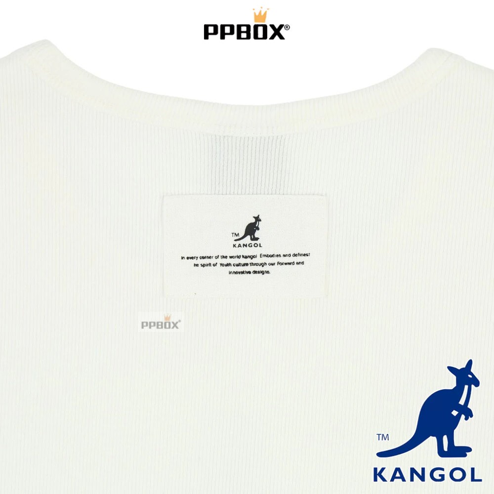 KANGOL 簡約LOGO短T T恤 衣服 [66228001]-細節圖4