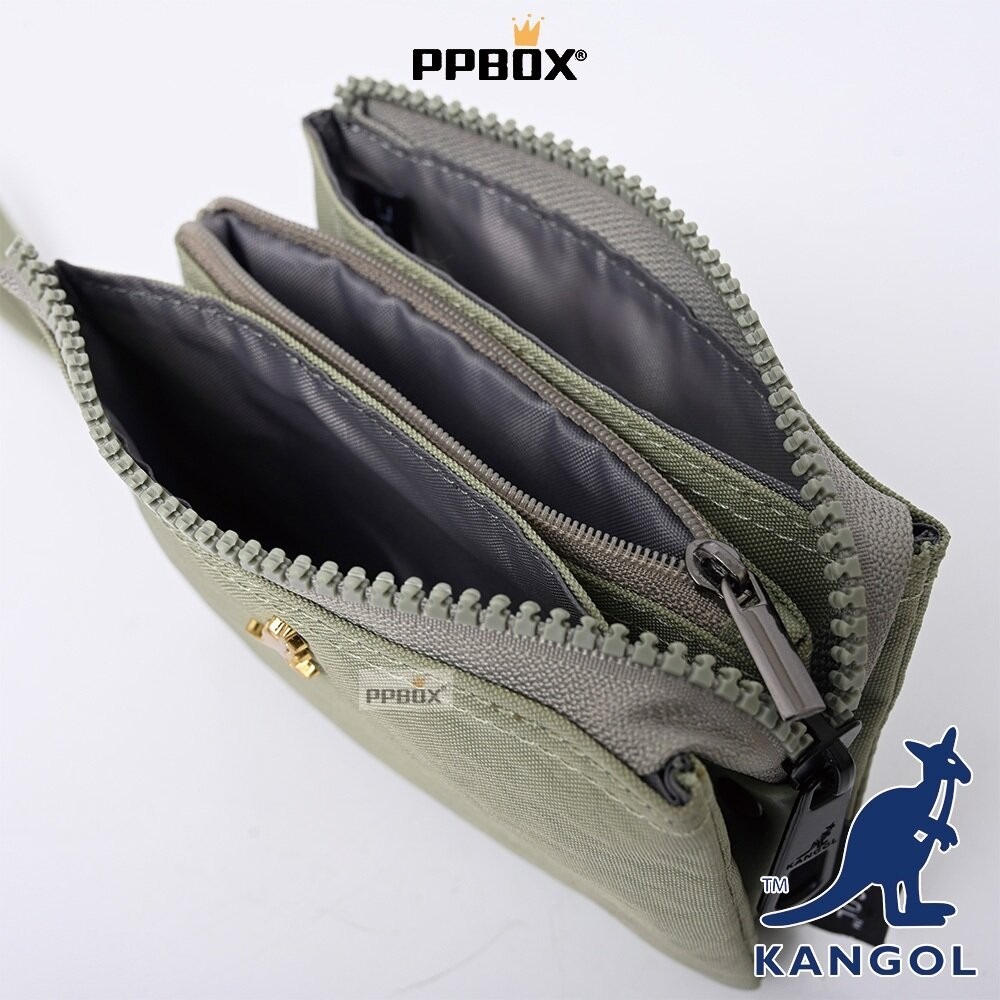 KANGOL 三層零錢包 包包 【61251785】-細節圖6