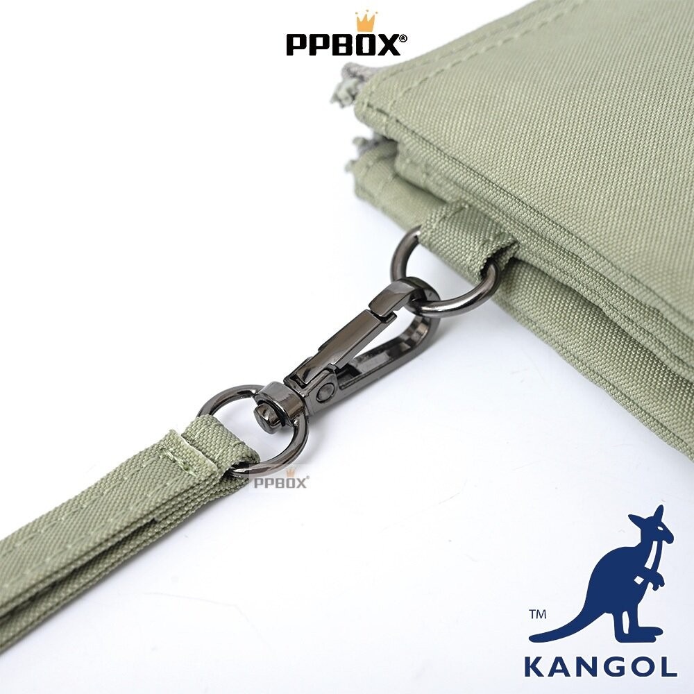 KANGOL 三層零錢包 包包 【61251785】-細節圖7