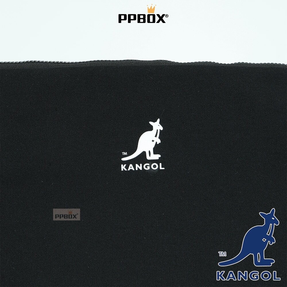 KANGOL 滿版LOGO手拿包 筆電包 包包 [65551710]-細節圖3