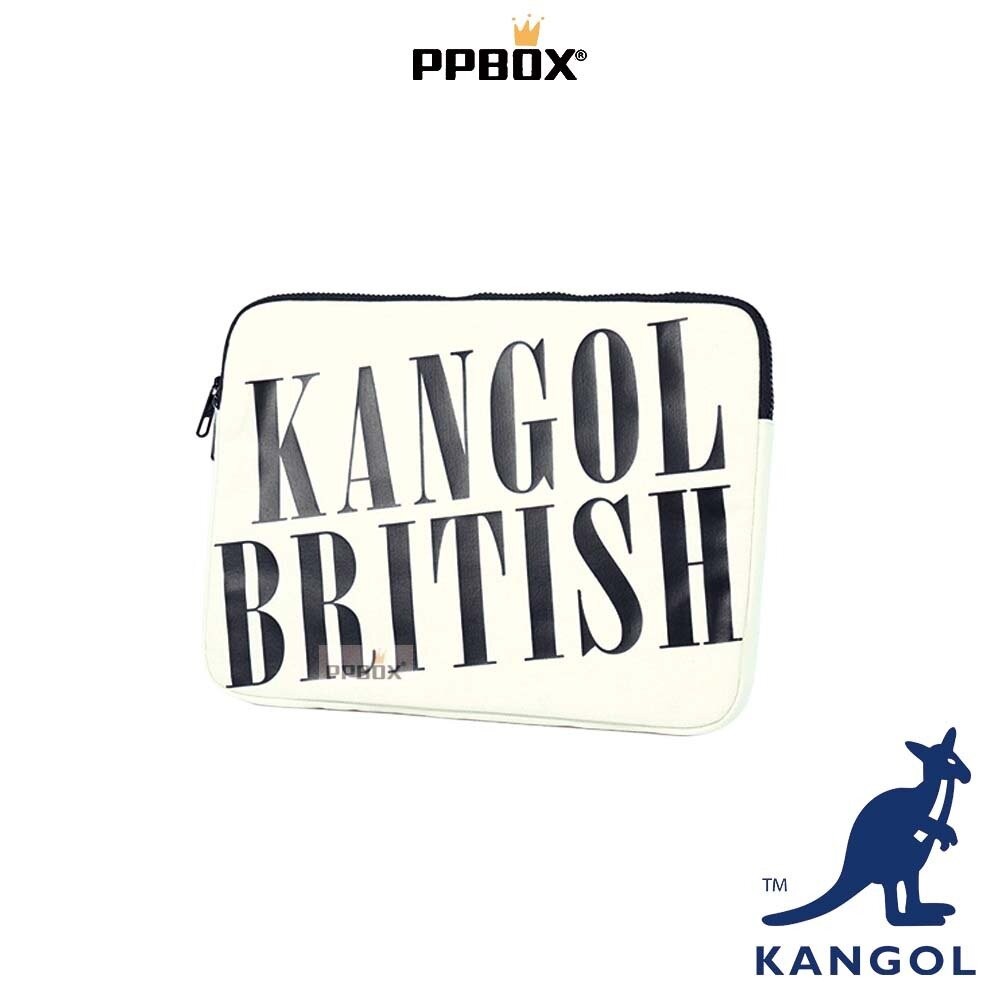 KANGOL 滿版LOGO手拿包 筆電包 包包 [65551710]-規格圖7