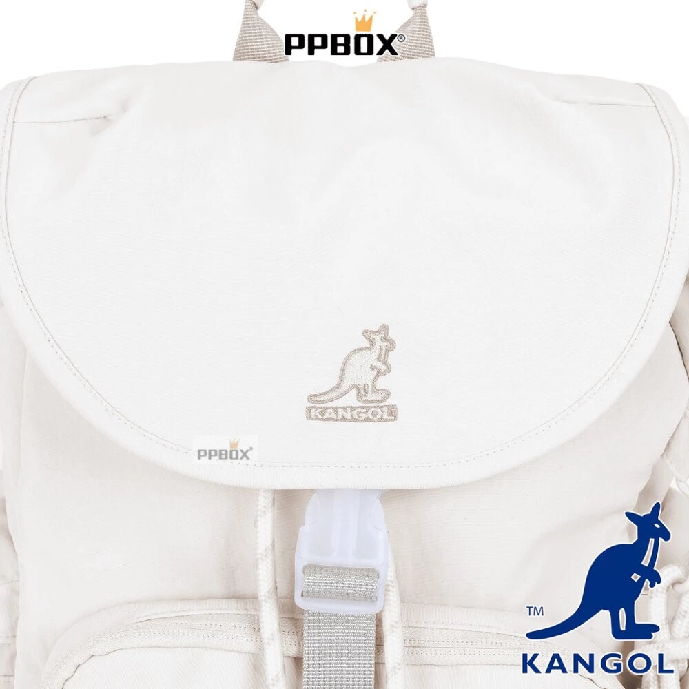 KANGOL 蓋子束繩後背包 包包 [66258740]-細節圖3