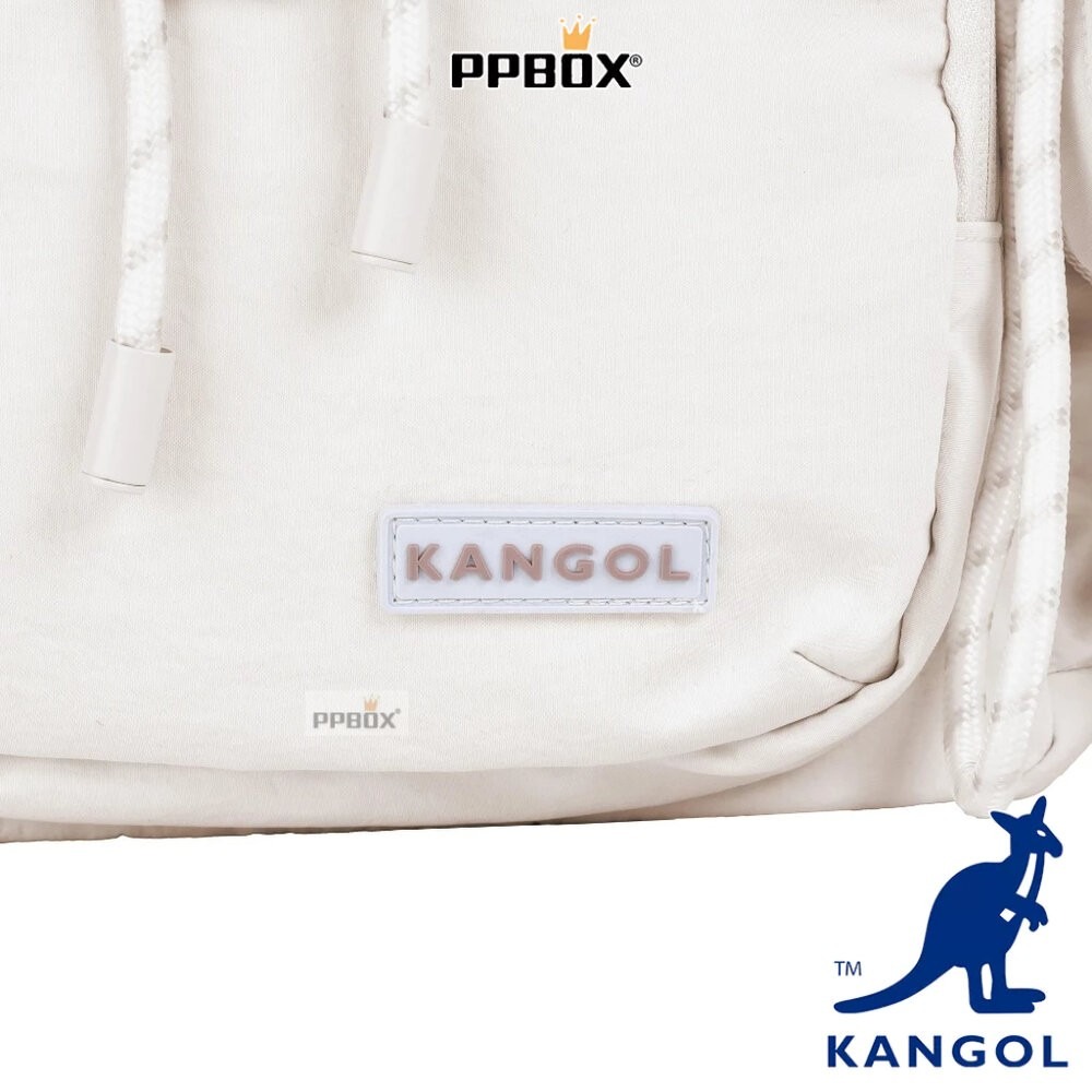 KANGOL 蓋子束繩後背包 包包 [66258740]-細節圖4