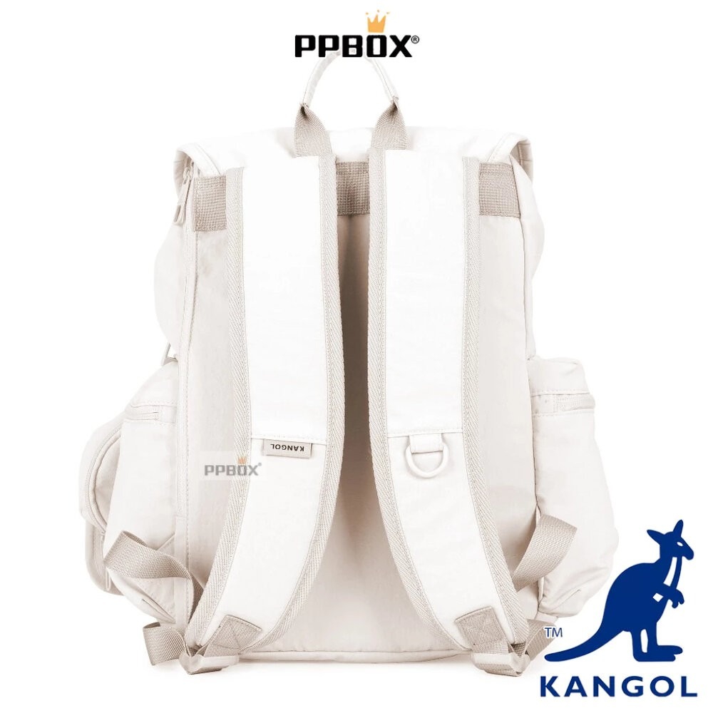 KANGOL 蓋子束繩後背包 包包 [66258740]-細節圖6