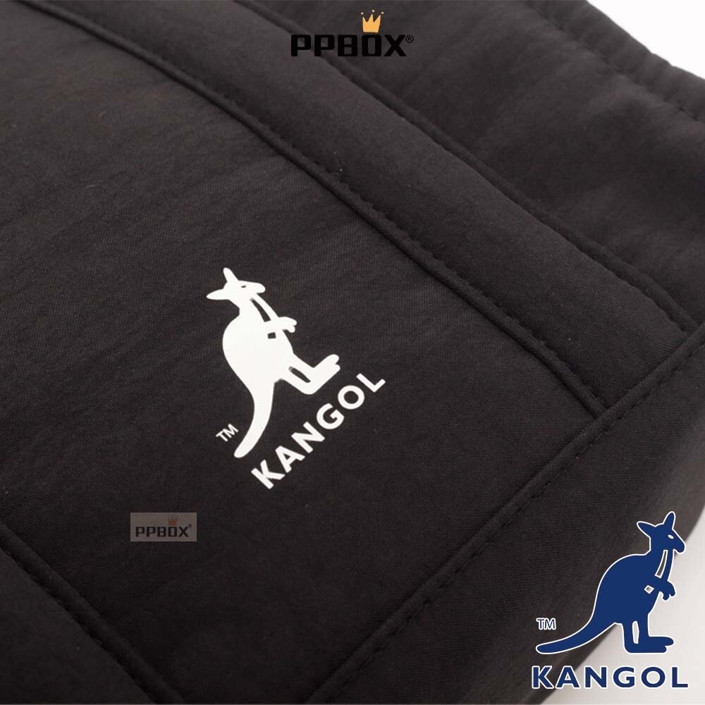 KANGOL 鬆厚吐司包 方塊包 附背帶 包包 [65228709]-細節圖3