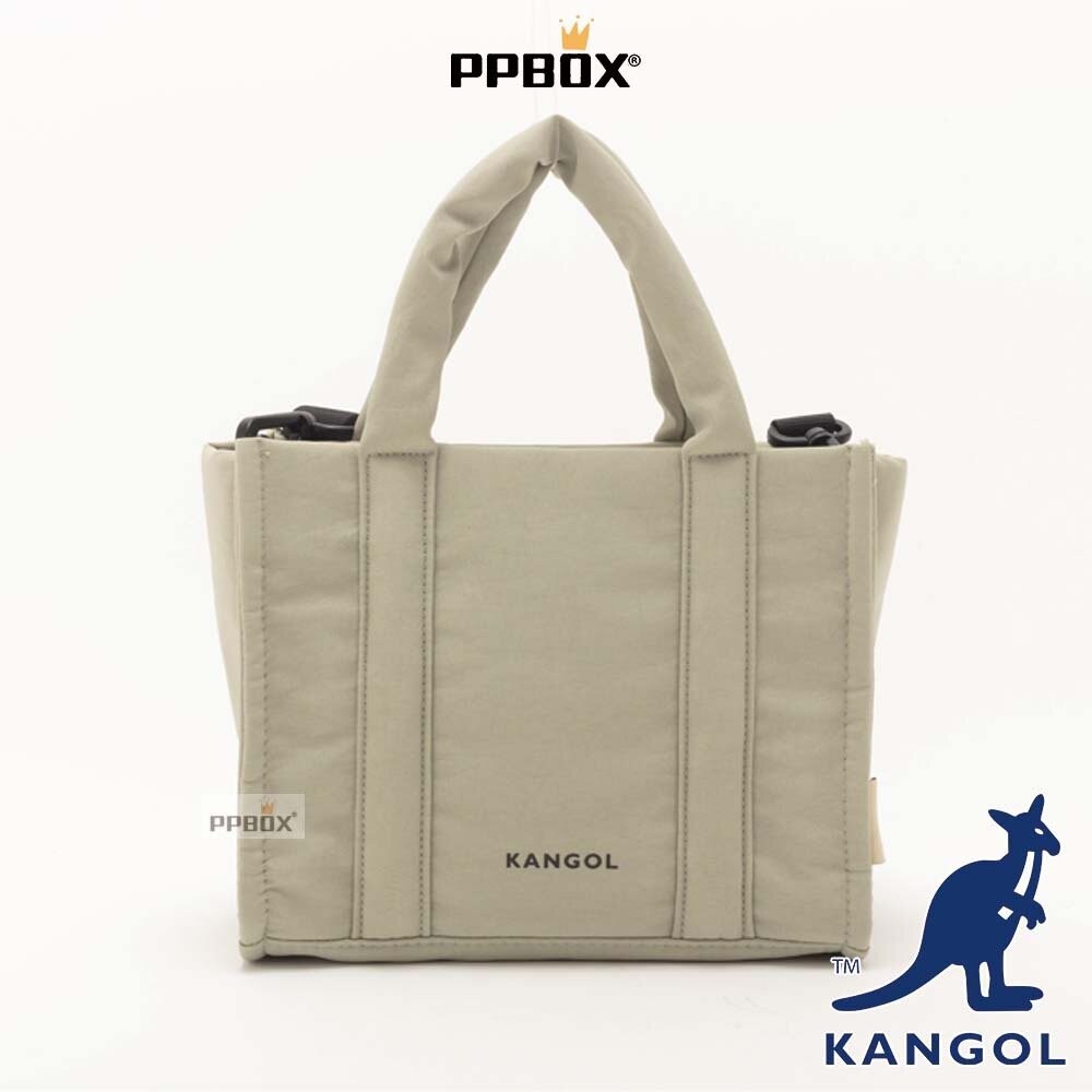 KANGOL 鬆厚吐司包 方塊包 附背帶 包包 [65228709]-細節圖5