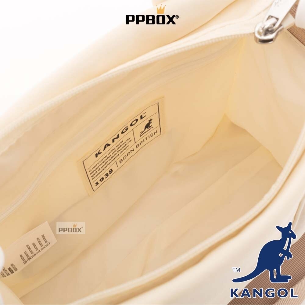 KANGOL 鬆厚吐司包 方塊包 附背帶 包包 [65228709]-細節圖9