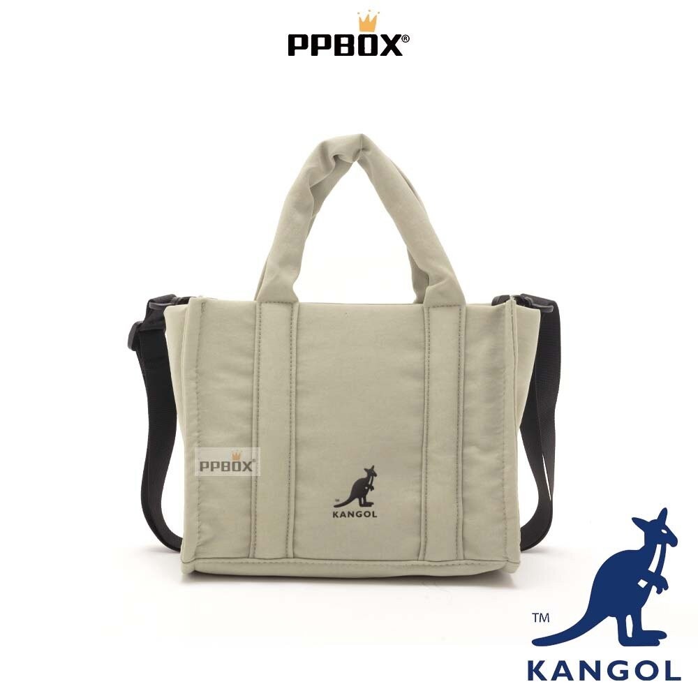 KANGOL 鬆厚吐司包 方塊包 附背帶 包包 [65228709]-規格圖9