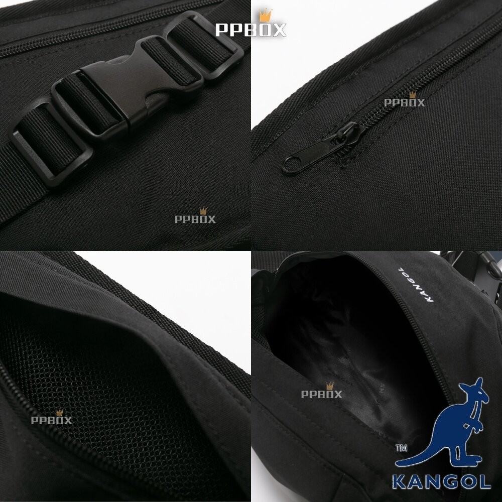 KANGOL 文字刺繡LOGO胸包 包包 【61255780】-細節圖5