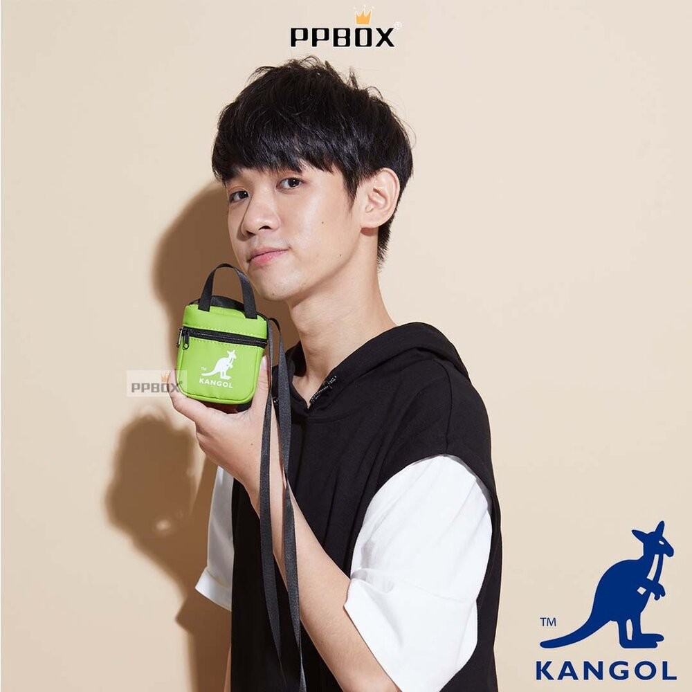 KANGOL 掛脖包 零錢包 附背帶 包包 【62251784】-細節圖4