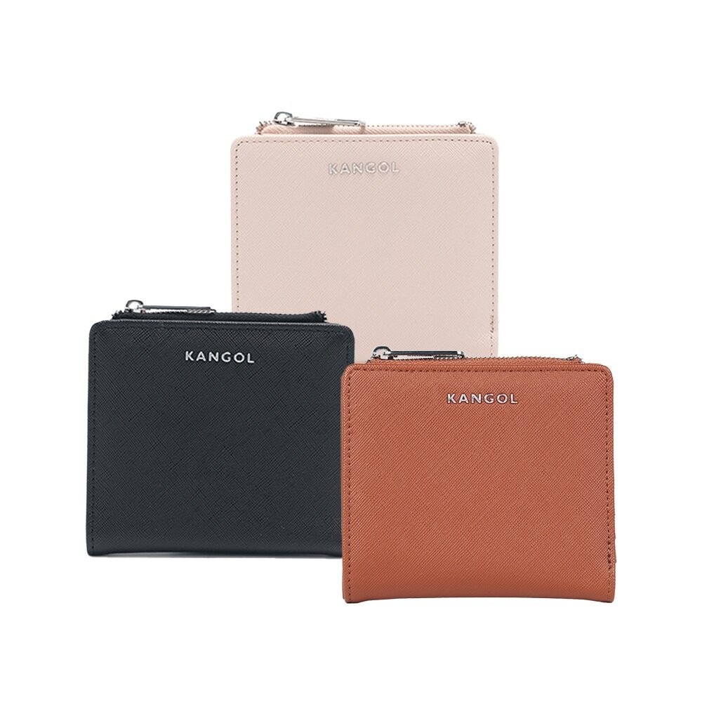 KANGOL 零錢拉鍊短夾 包包 【64528780】-細節圖2