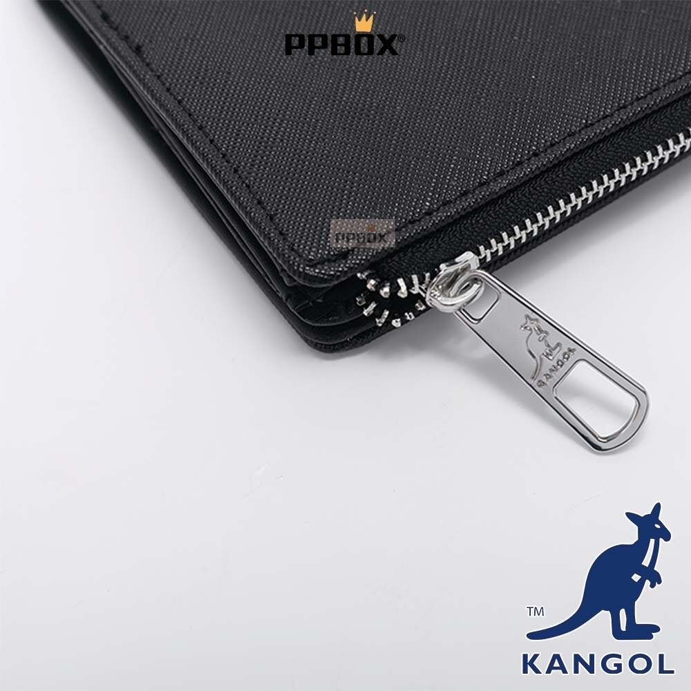 KANGOL 零錢拉鍊短夾 包包 【64528780】-細節圖7