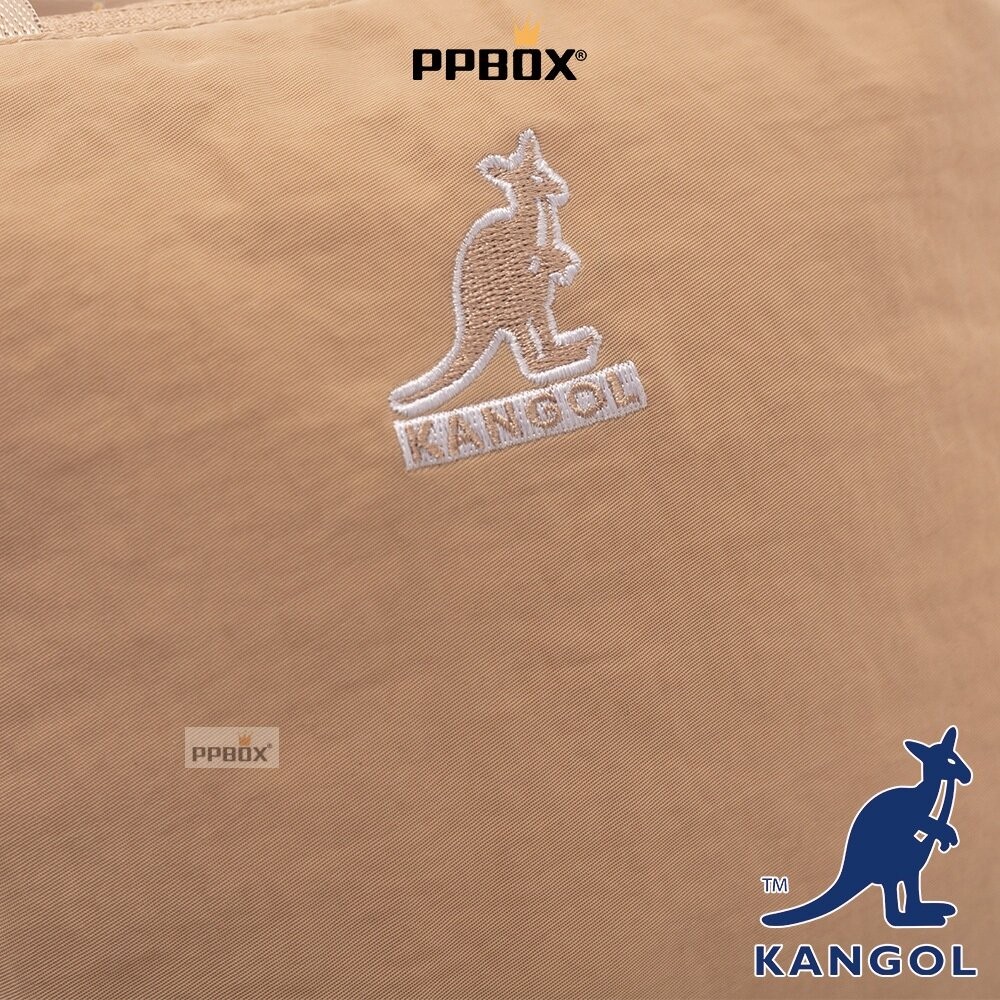 KANGOL 兩用尼龍防潑水斜背包 附背帶 包包 【65551703】-細節圖5
