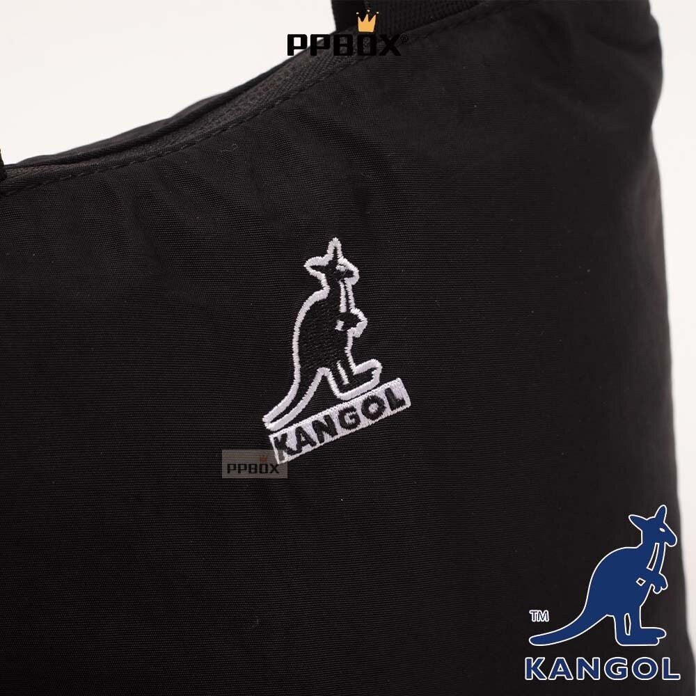 KANGOL 兩用尼龍防潑水斜背包 附背帶 包包 【65551703】-細節圖11