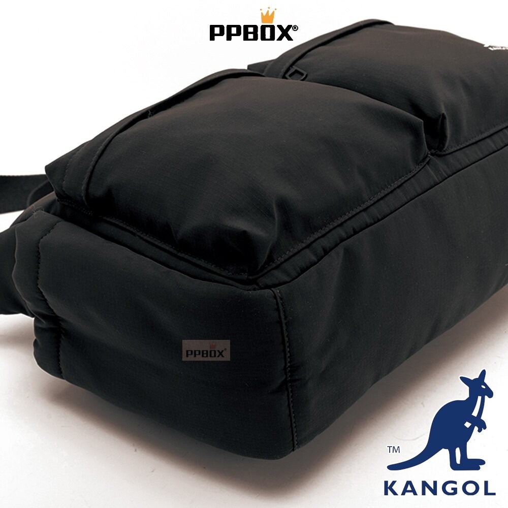 KANGOL 尼龍雲朵大側背包 附背帶 包包 【66258720】-細節圖7
