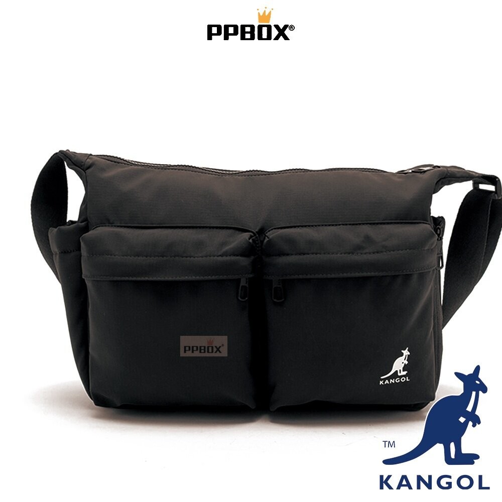 KANGOL 尼龍雲朵大側背包 附背帶 包包 【66258720】-細節圖8