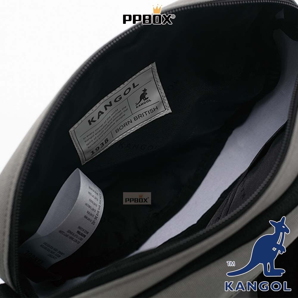 KANGOL 13隔層 撞色斜背包 附背帶 包包 【64558709】-細節圖4