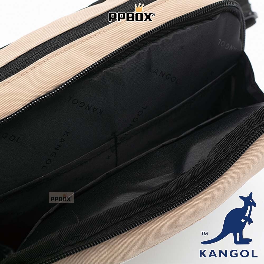 KANGOL 13隔層 撞色斜背包 附背帶 包包 【64558709】-細節圖6