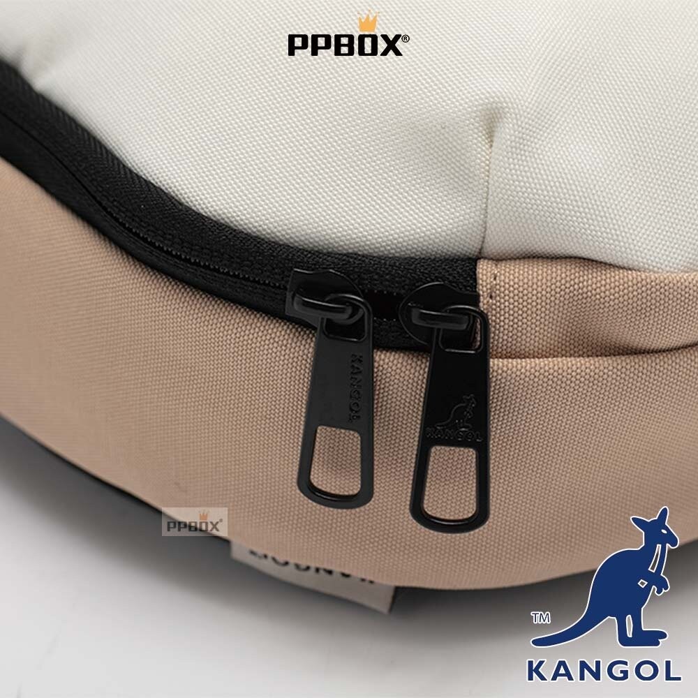 KANGOL 13隔層 撞色斜背包 附背帶 包包 【64558709】-細節圖7