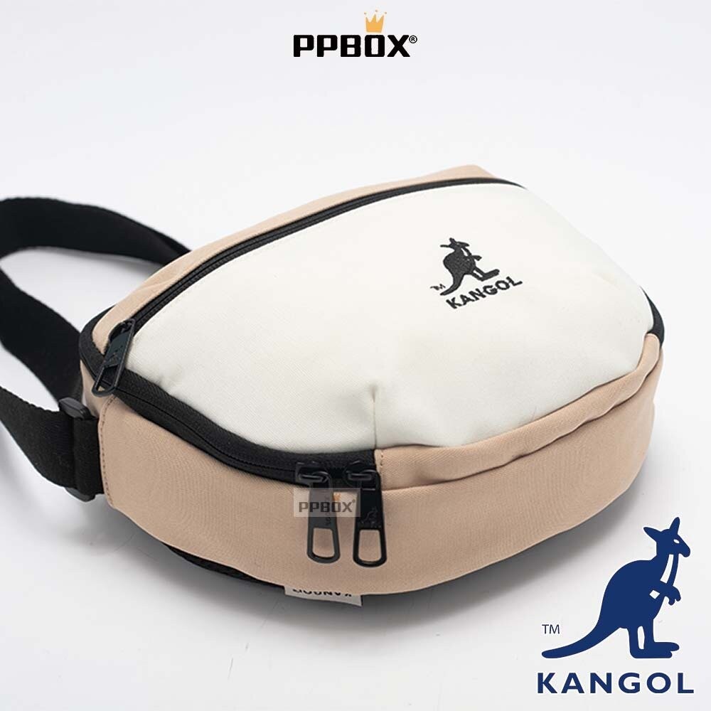 KANGOL 13隔層 撞色斜背包 附背帶 包包 【64558709】-細節圖8
