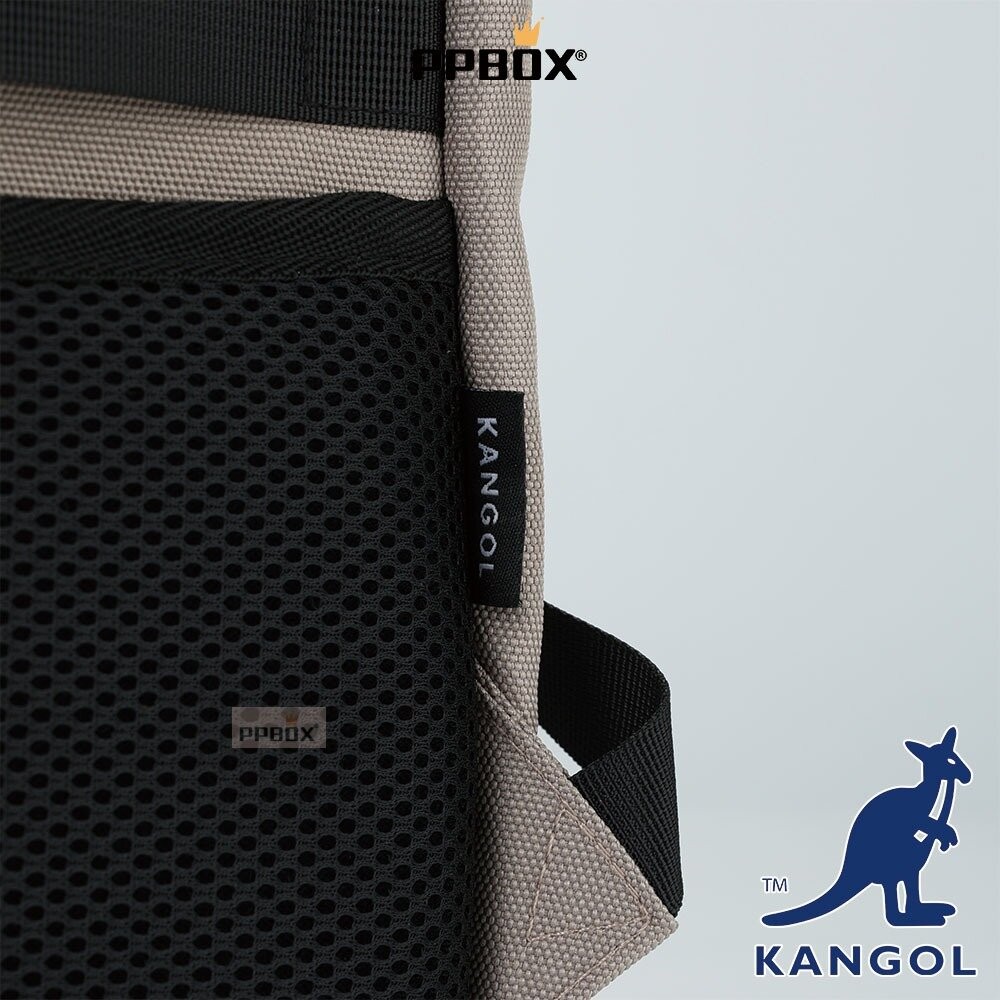 KANGOL 行李箱插槽 15.6吋筆電後背包 包包 【65558744】-細節圖4