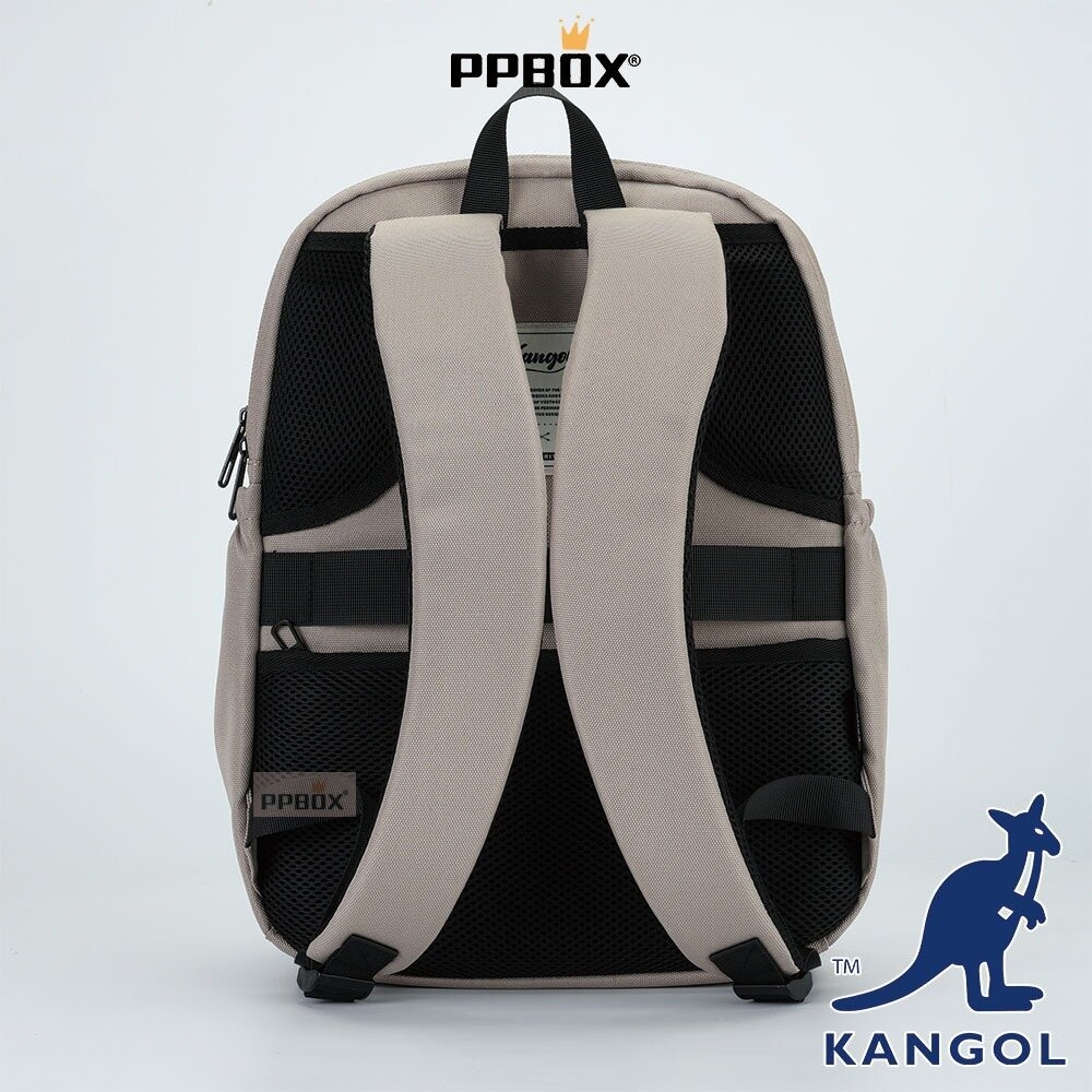 KANGOL 行李箱插槽 15.6吋筆電後背包 包包 【65558744】-細節圖5