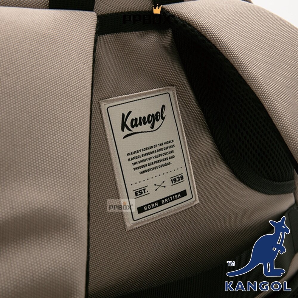 KANGOL 行李箱插槽 15.6吋筆電後背包 包包 【65558744】-細節圖7