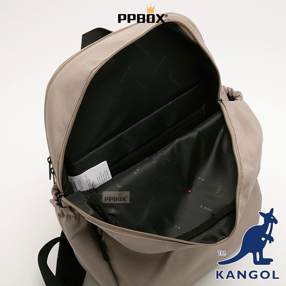 KANGOL 行李箱插槽 15.6吋筆電後背包 包包 【65558744】-細節圖10
