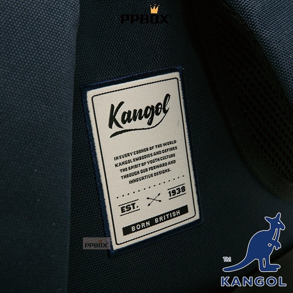 KANGOL 行李箱插槽 15.6吋筆電後背包 包包 【65558744】-細節圖11