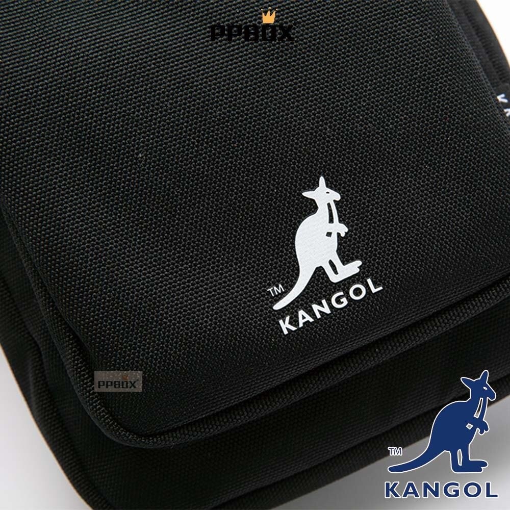 KANGOL 撞色款 小方包 附背帶 包包 [63557702]-細節圖3