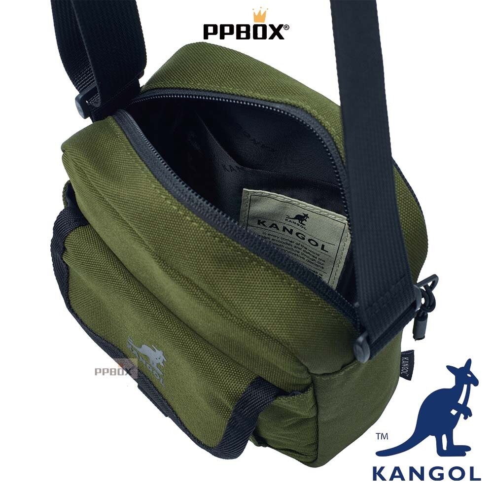 KANGOL 工裝 小方包 附背帶 包包 [64551704]-細節圖9