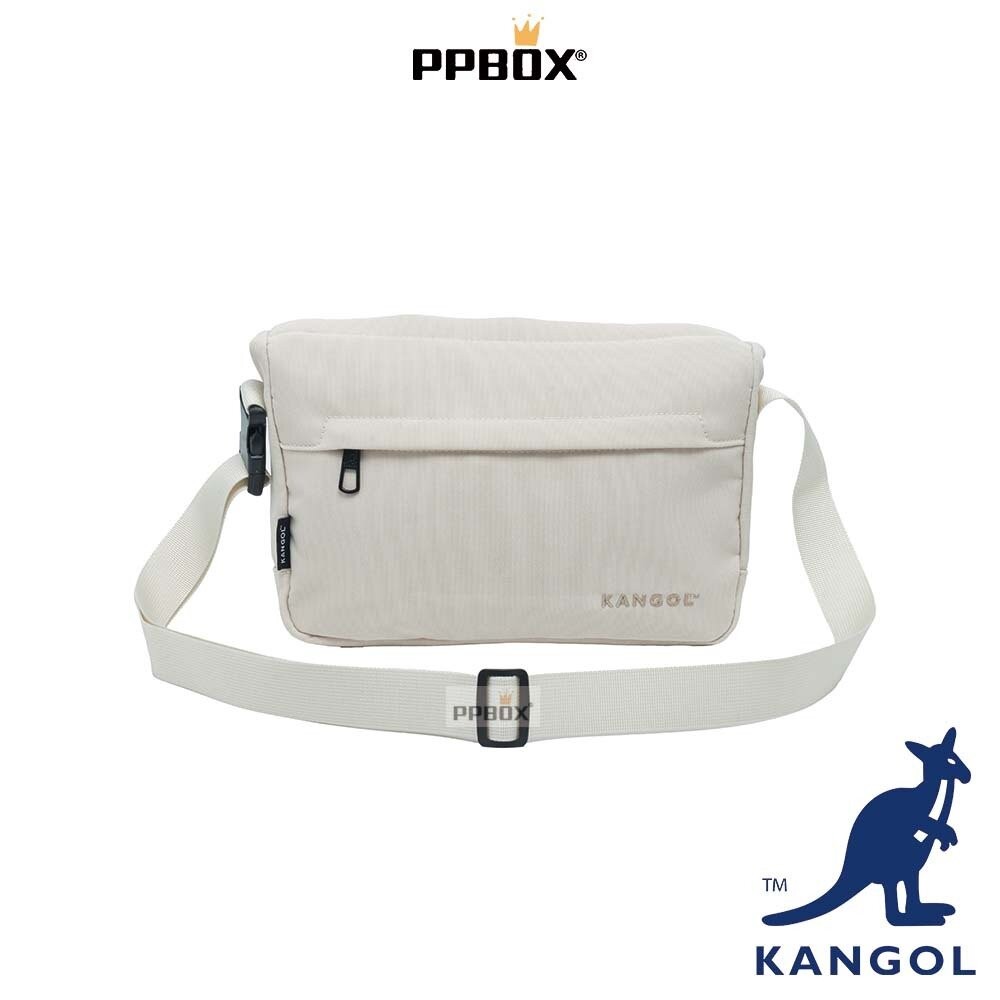 KANGOL 多格層 郵差包 附背帶 包包 [64551705]-細節圖4