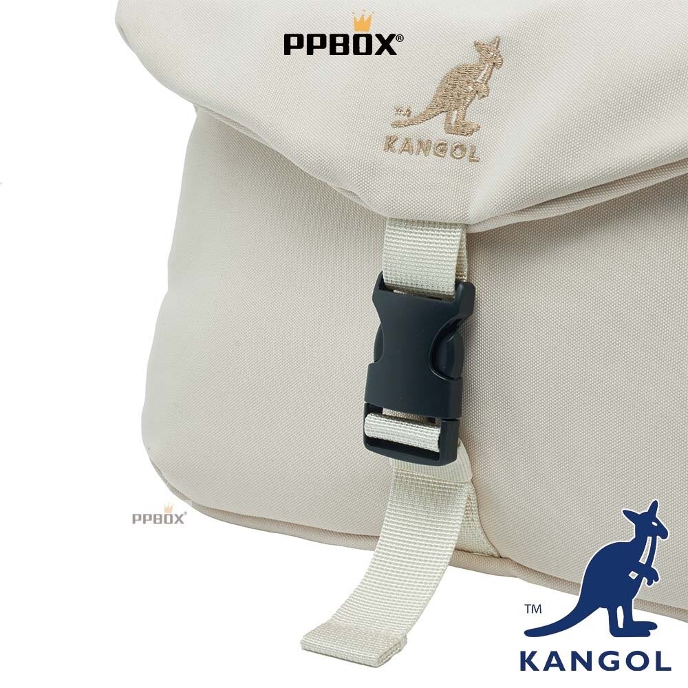 KANGOL 多格層 郵差包 附背帶 包包 [64551705]-細節圖6
