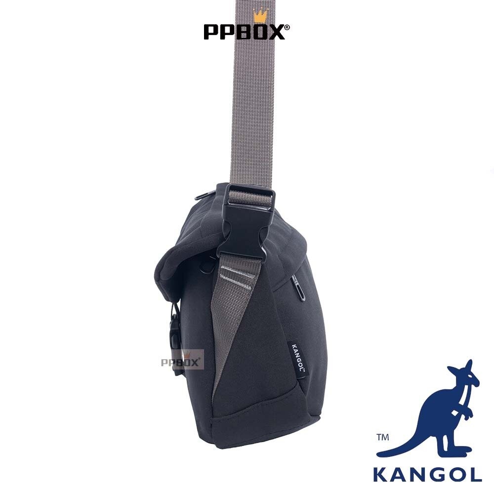KANGOL 多格層 郵差包 附背帶 包包 [64551705]-細節圖7
